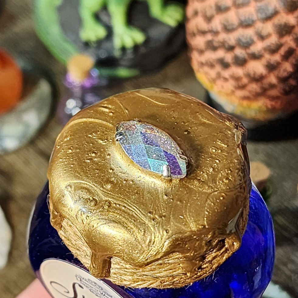 Thumbnail: Small Storm Caller Potion Bottle Home Decor - Role-Playing Game, DND, Video Game