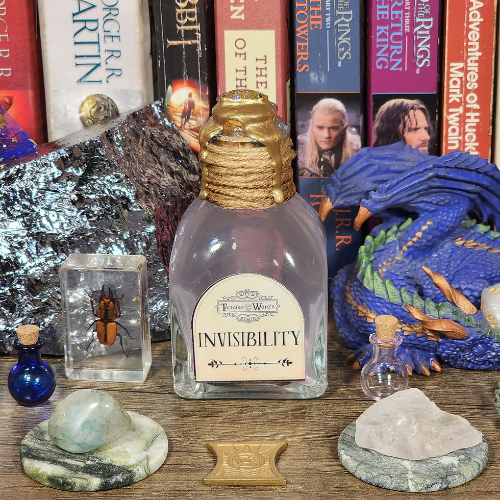 Thumbnail: Medium Invisibility Potion Bottle Home Decor - Role-Playing Game, DND, Fantasy