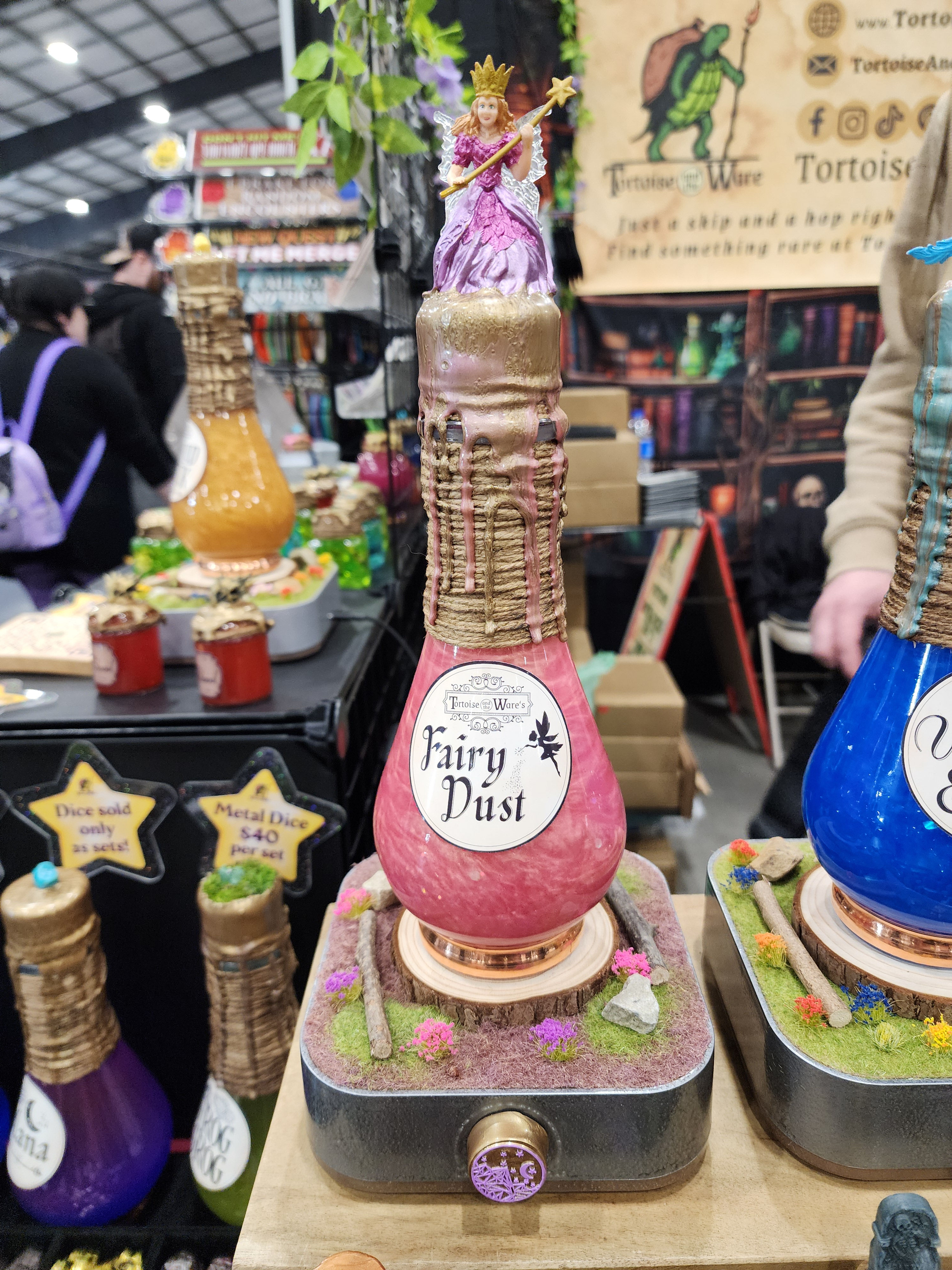 Fairy Dust Base-Compatible Potion Bottle Home Decor - Role-Playing Game, DND