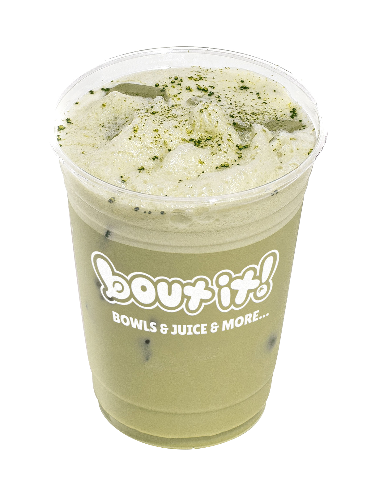 matcha latte iced caffeine