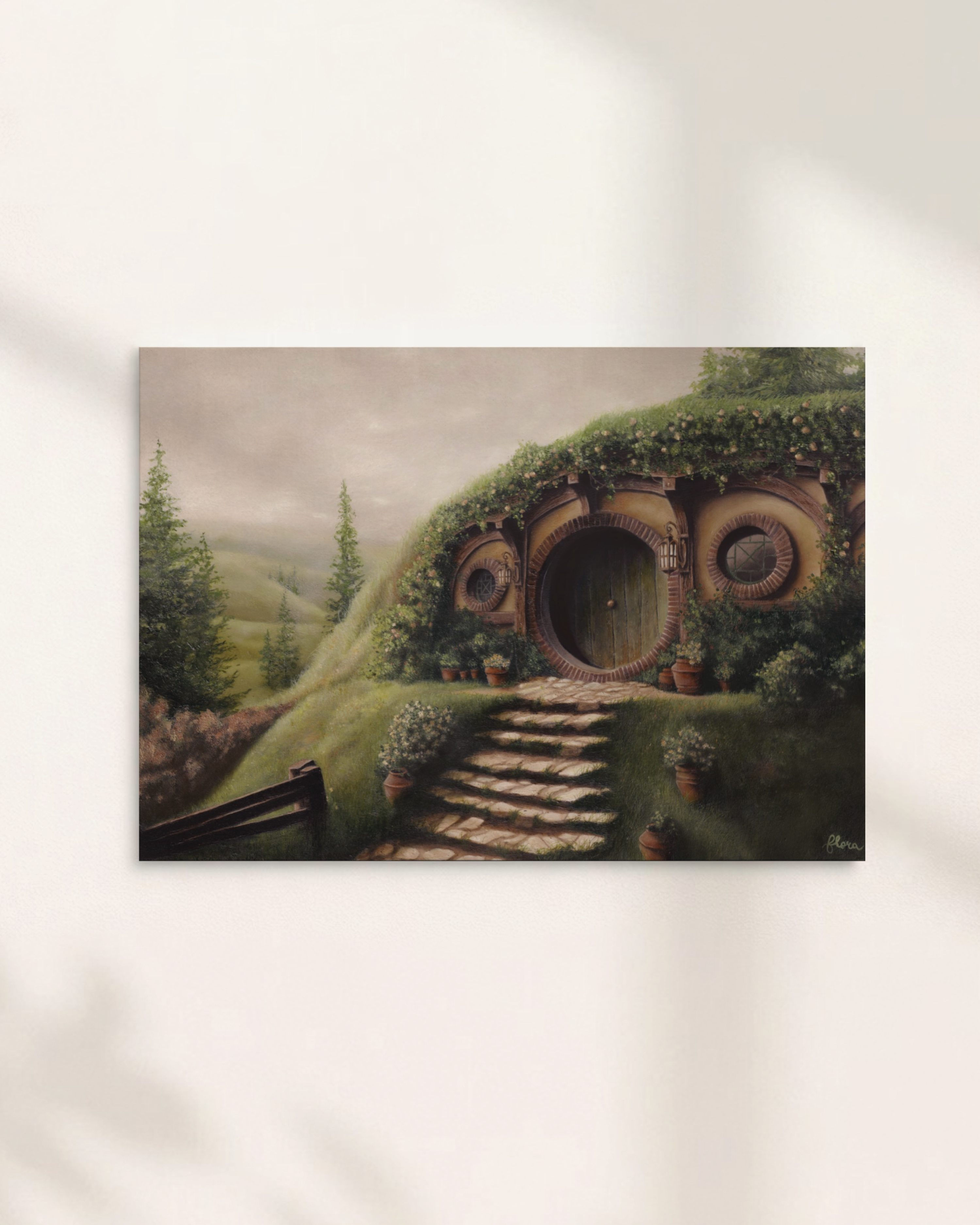 Limited Edition Digital Print - Lord of the Rings - Hobbit Abode