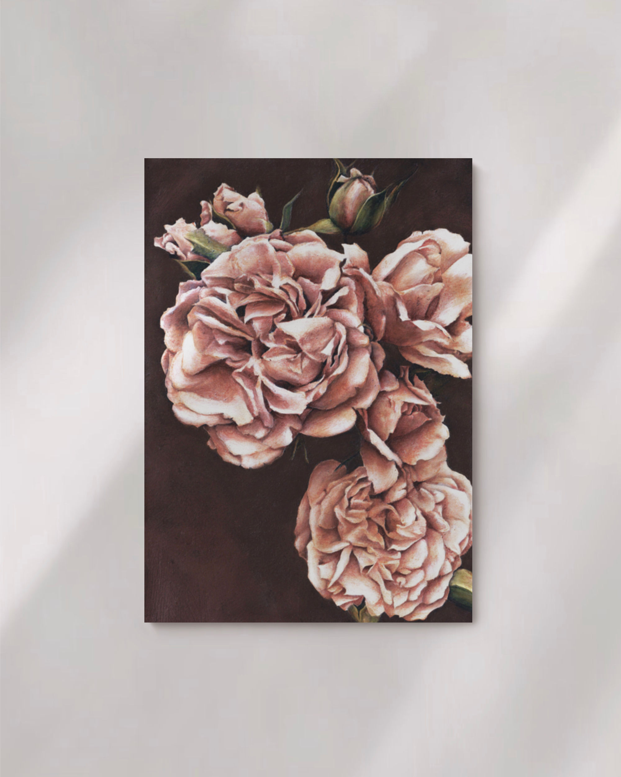 A Study of Roses 1 - Fine Art Print