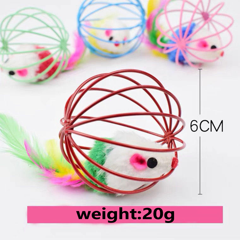 Thumbnail: Interactive Mouse Cat Toy with Cage – Chase & Play Toy