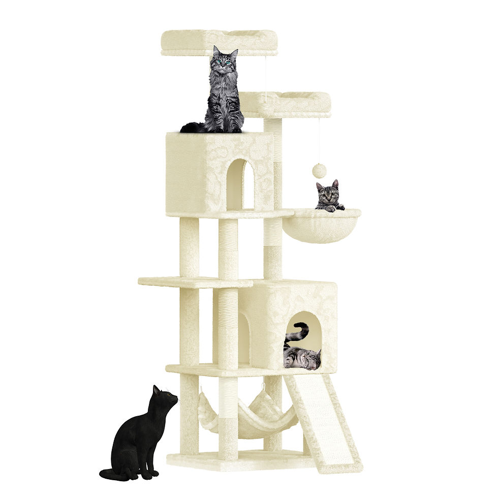 Thumbnail: 58cm Cat Tree Tower – Multi-Level Scratching & Climbing Centre