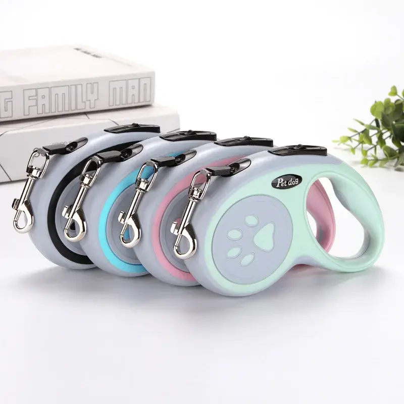 Thumbnail: 3M/5M Retractable Nylon Dog Leash – Automatic Lead for Dogs, Puppies & Cats