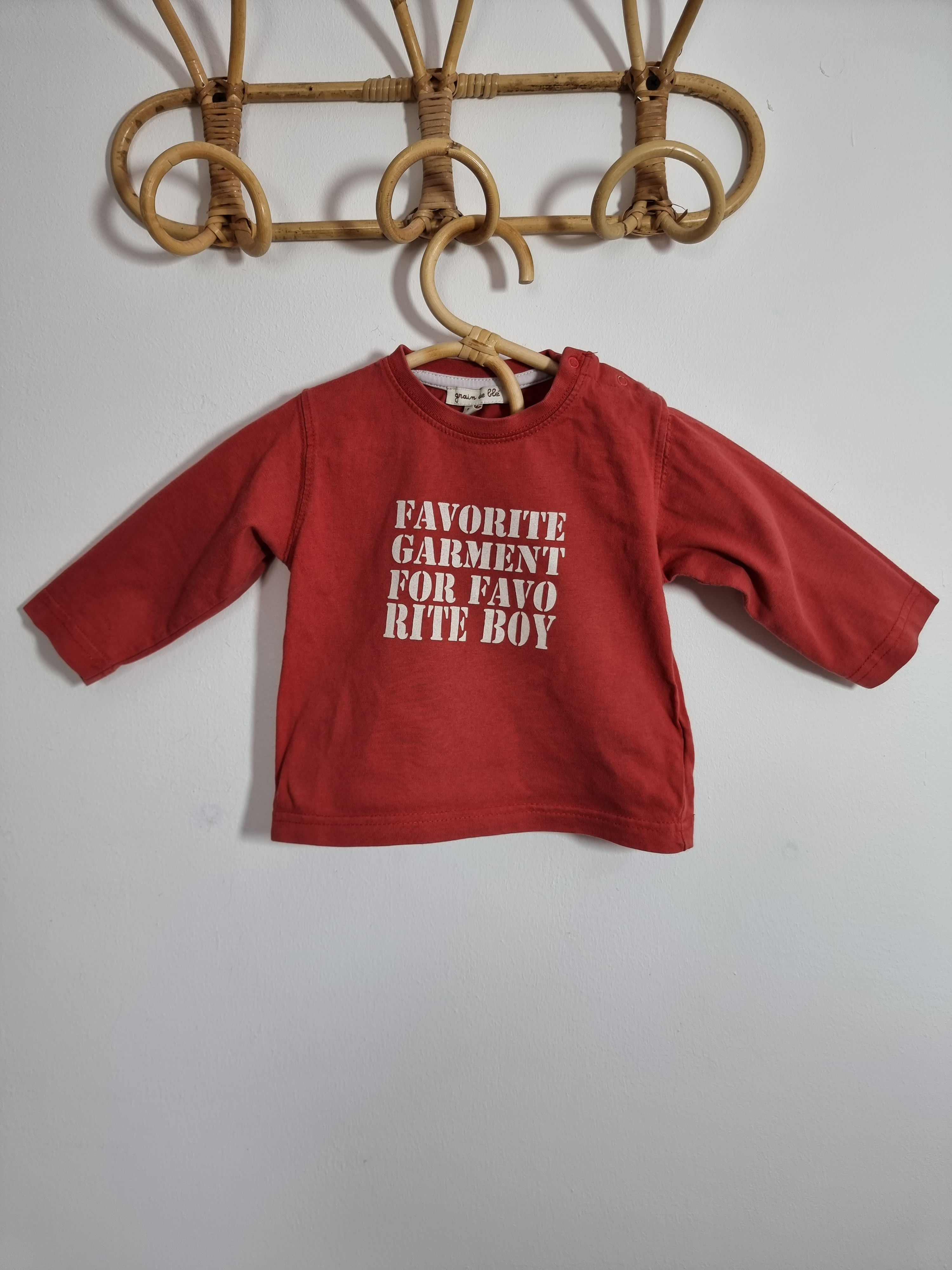 Tee-shirt - Grain de blé - 6 mois.
