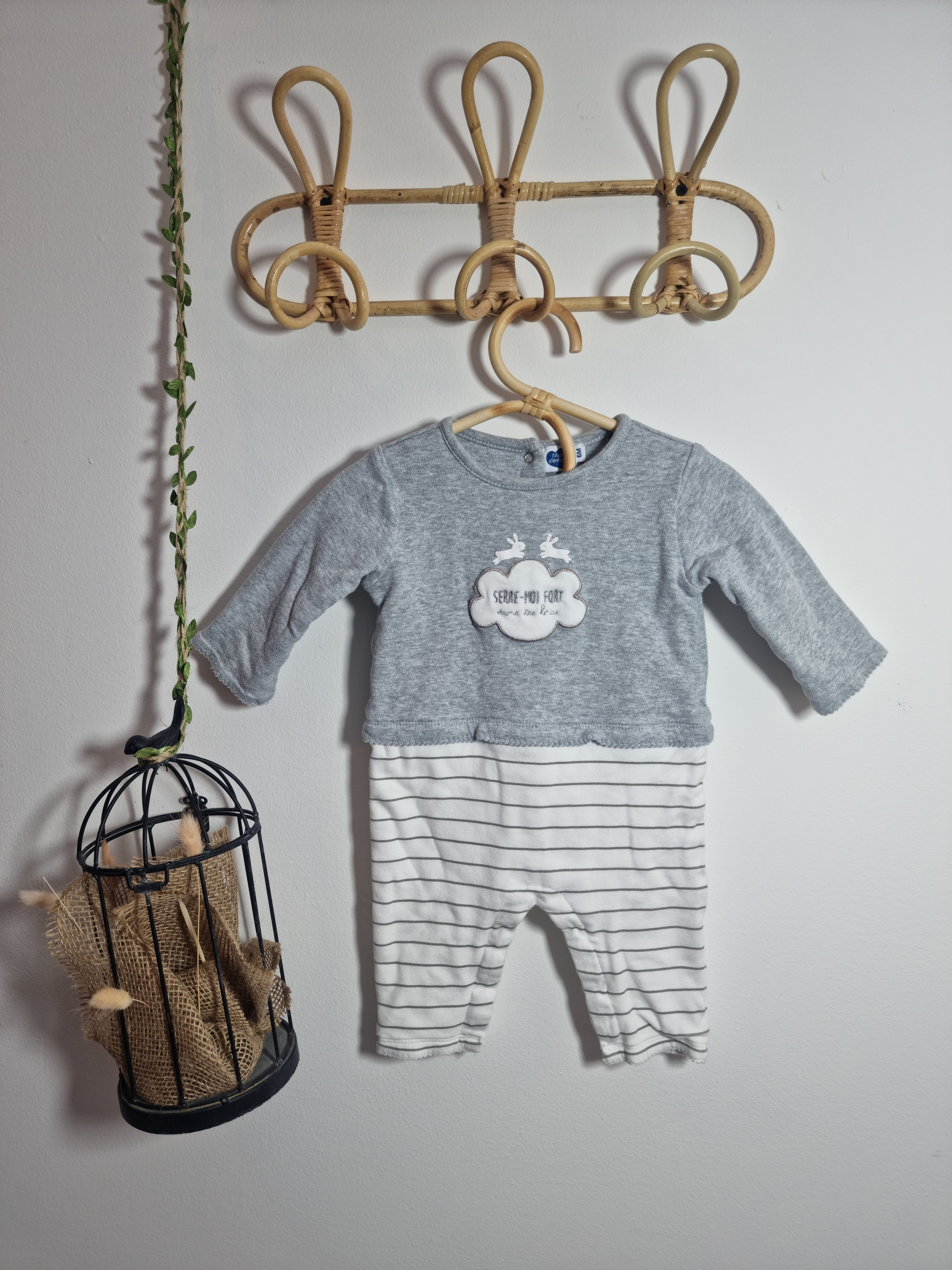 Pyjama - Mots d'enfants - 6 mois.
