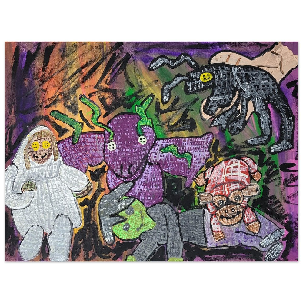 Her Toys - DFT - Wall art