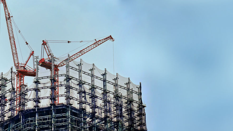 Construction Site Cranes