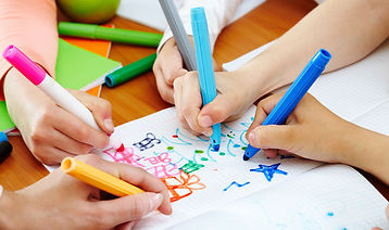 Hands Drawing Together