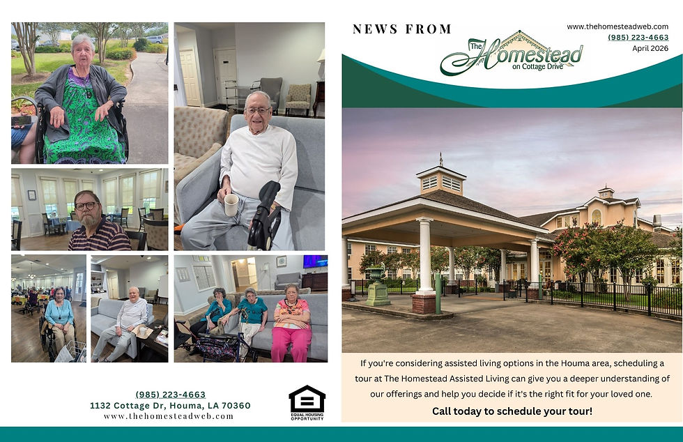 The Homestead Newsletter April