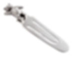Silver Teddy Bear book marks