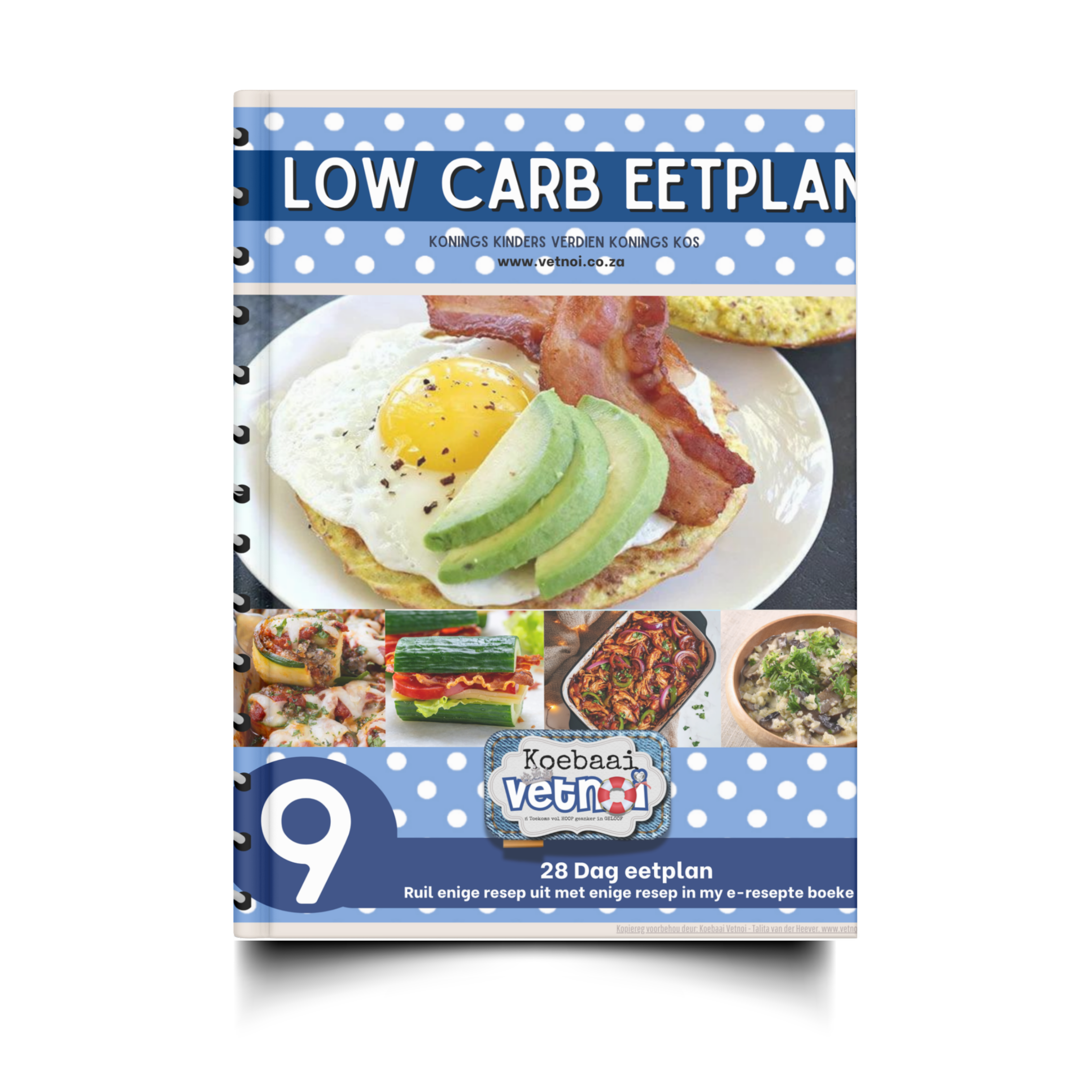 Eetplan 9 Low Carb Afrikaans