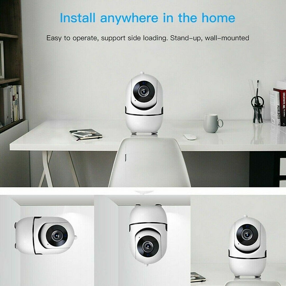 Thumbnail: CAELIX Smart Home Security Camera — 1080P WiFi Indoor Camera with Night Vision