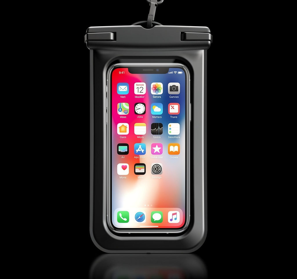 CAELIX Waterproof Phone Pouch — Clear Touchscreen Dry Bag