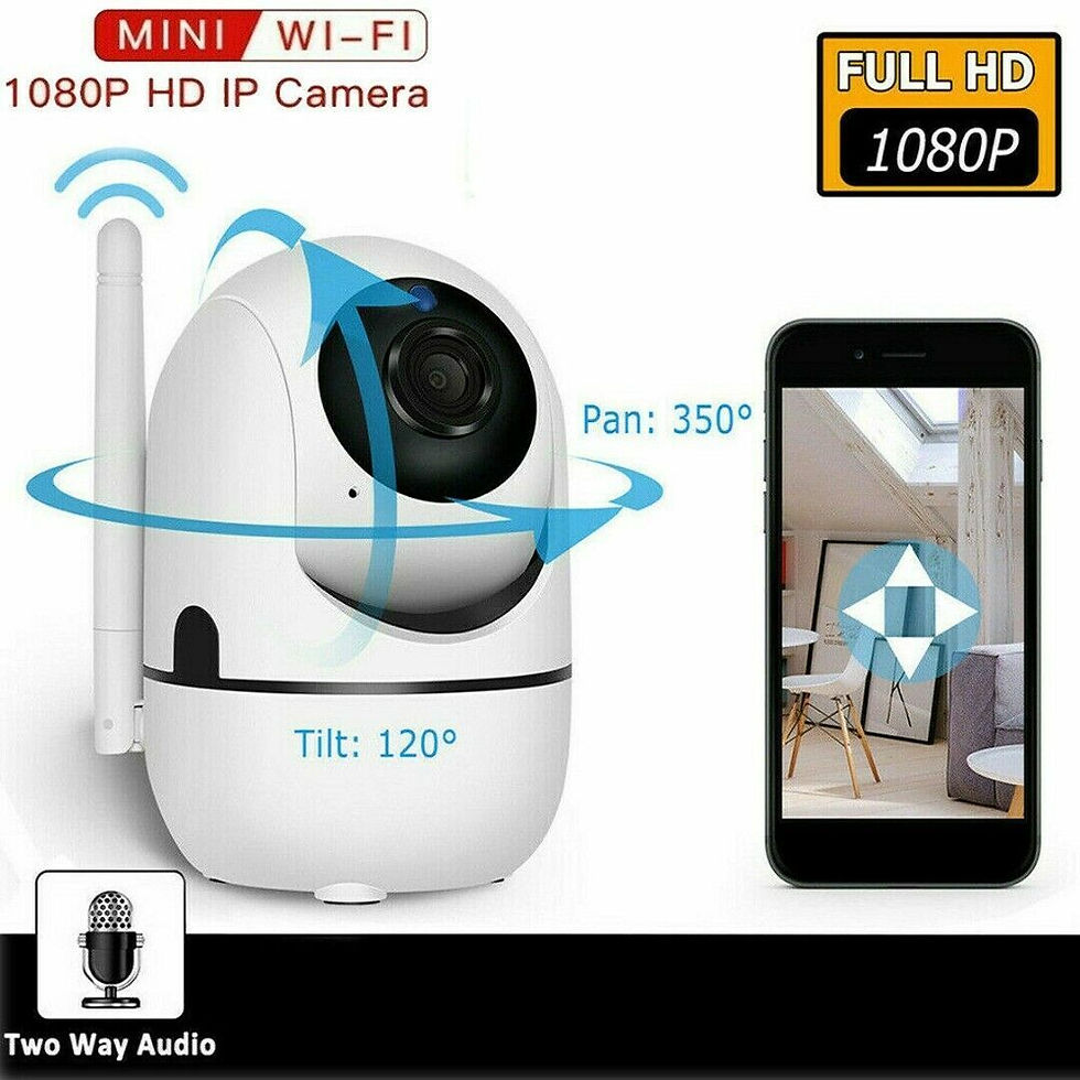 Thumbnail: CAELIX Smart Home Security Camera — 1080P WiFi Indoor Camera with Night Vision