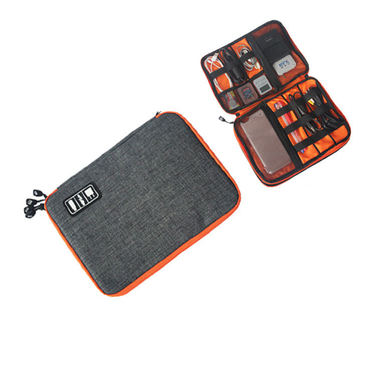 Thumbnail: CAELIX Travel Cable Organizer — Dual-Layer Tech Accessory Bag