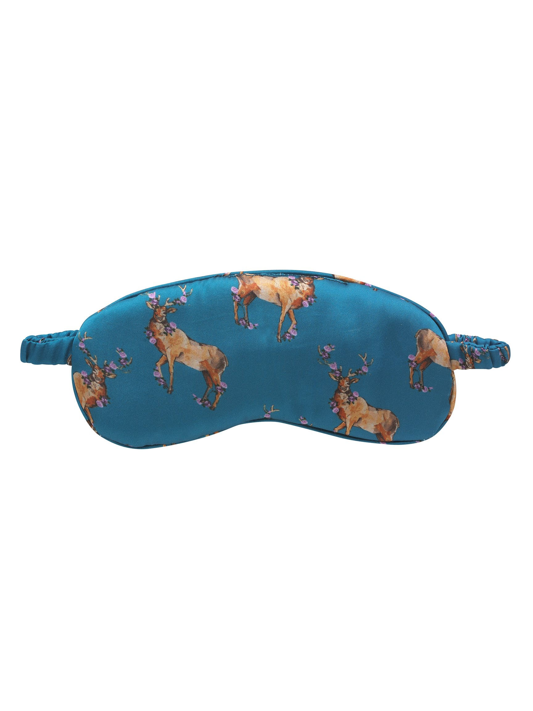 Their Nibs: Stag Eye Mask - satin blue