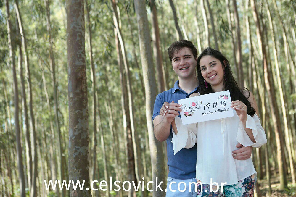 Save the Date para ensaio fotográfico