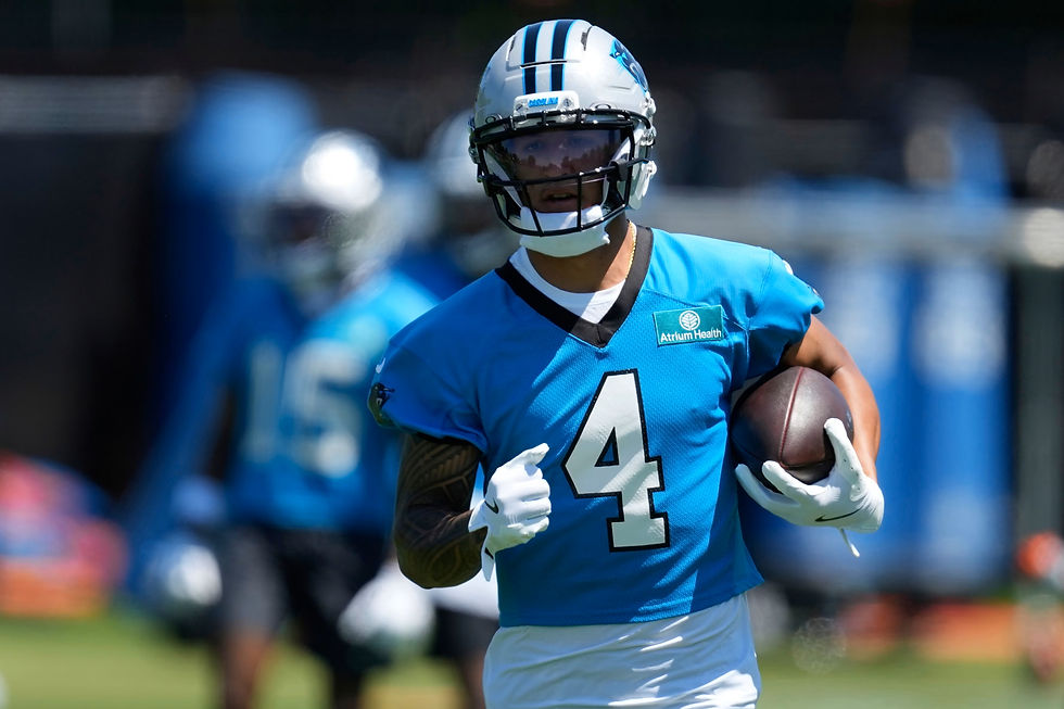 Vern Ahrendes hopes that starting Tetairoa McMillan won't result in an underperformance.