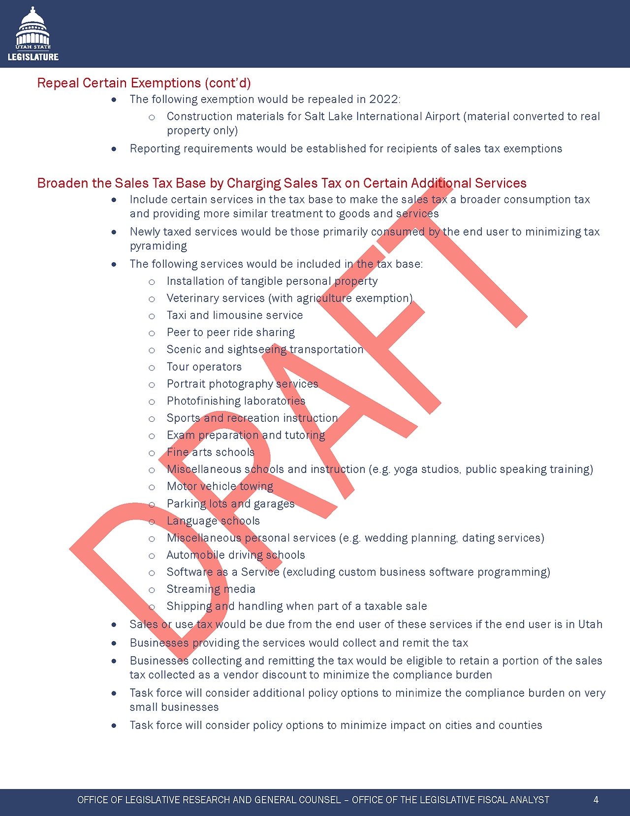 Tax Restructuring Proposal - Mayne