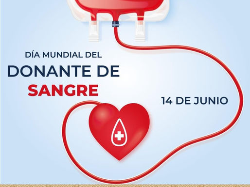 ¡Hoy conmemoramos el Día Mundial del Donante de Sangre! 🩸❤️