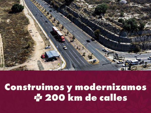 Para mejorar la accesibilidad de todas las personas se han construido y modernizado calles, avenidas, bulevares y banquetas. 🛣️✅
#PrimeroElPueblo
#ALaMitadDelCamino