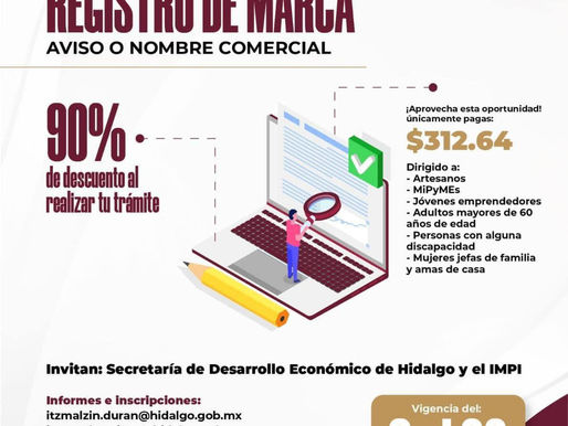 Aprovecha el descuento del 90% en el registro de marca de la 1ª campaña “Precio diferencial de tarifas para grupos menos favorecidos 2024”