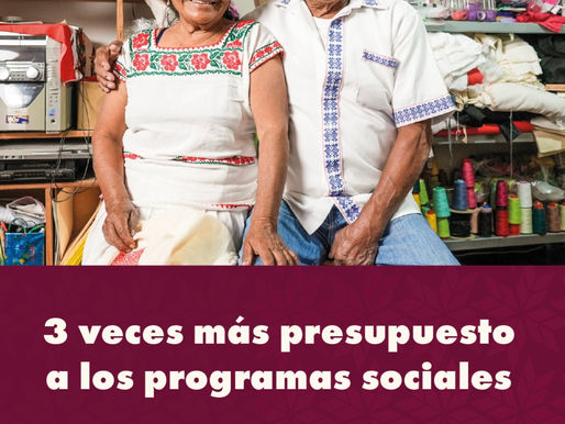 Transformar la vida de los sectores prioritarios es una tarea. En Hidalgo se ha triplicado el presupuesto destinado a programas sociales. 💰✅
#PrimeroElPueblo
#ALaMitadDelCamino