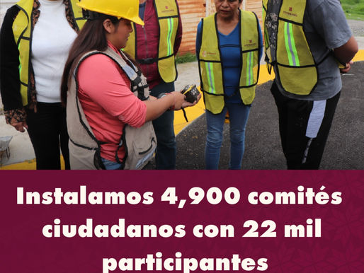Para asegurar que la obra pública se realice con transparencia, se ha impulsado la participación ciudadana que vigila el uso correcto de los recursos. 💰✅
#PrimeroElPueblo
#ALaMitadDelCamino