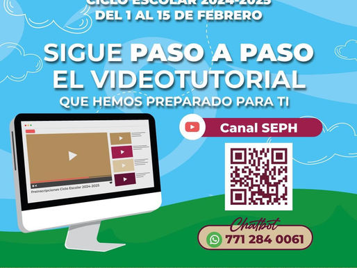 Padres y madres de familia, el periodo de #PreinscripcionesHidalgo2024 ha comenzado.