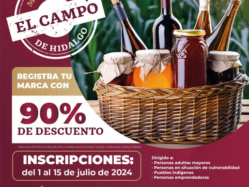 ¡Destaca tu orgullo por lo hecho en #Hidalgo y protege tu emprendimiento!