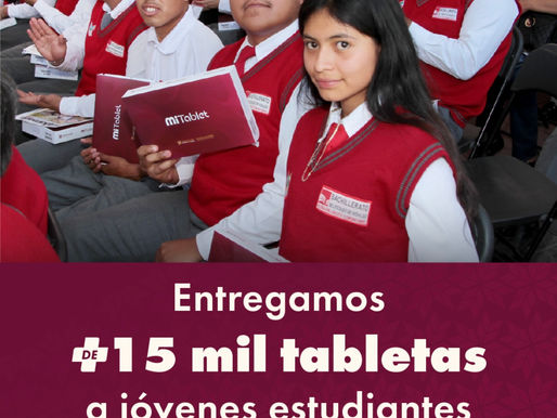 Por el talento de la juventud y su futuro digital, #ALaMitadDelCamino, se han entregado herramientas que les permiten acceder a nuevas tecnologías e inteligencia artificial. 💻📱
#PrimeroElPueblo