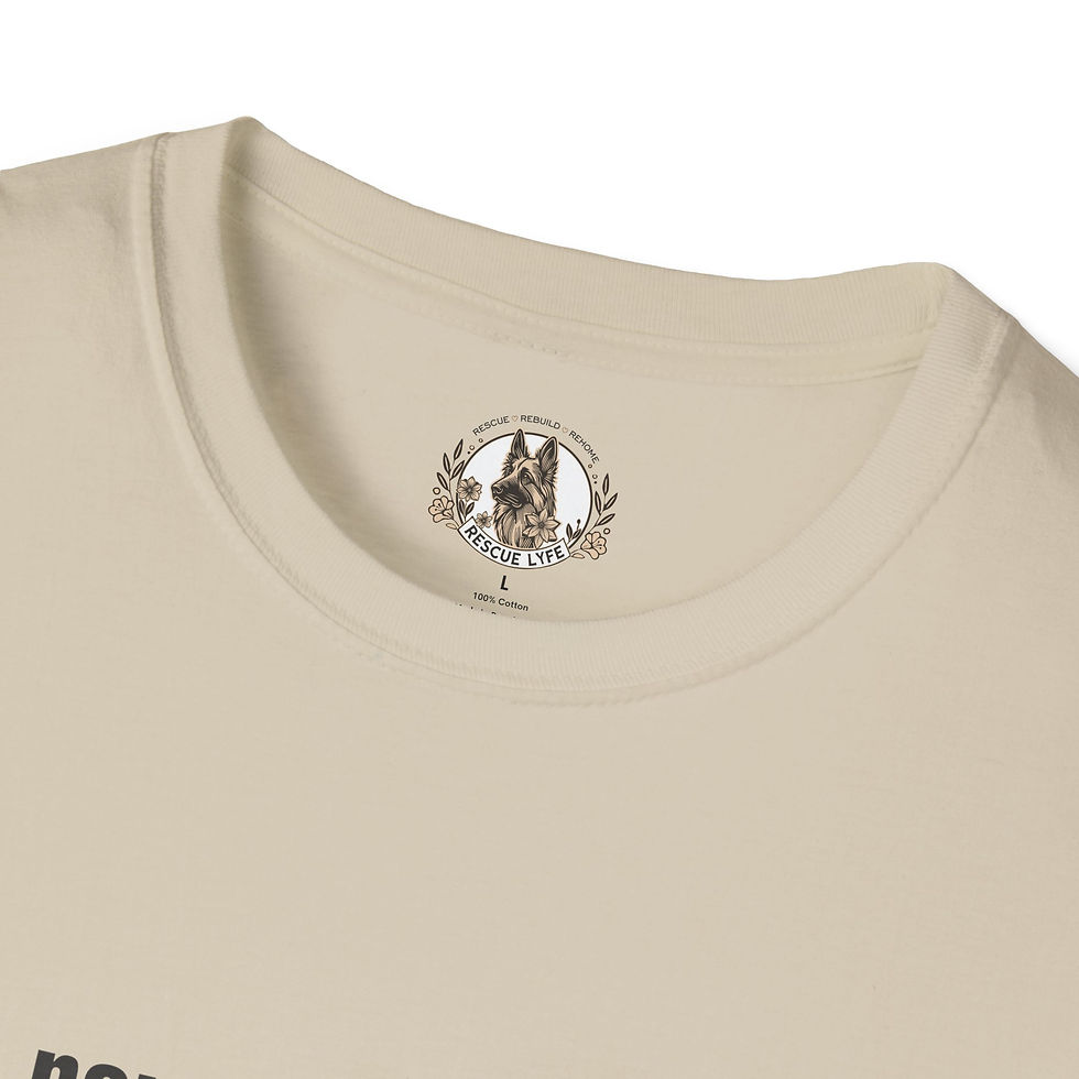Thumbnail: Rescue Dog Lover T-Shirt, Unisex, Pet Adoption Gift