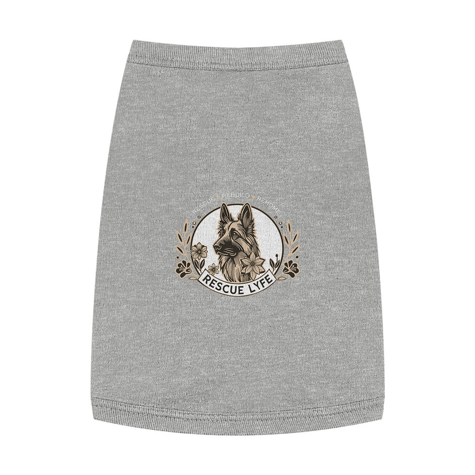 Thumbnail: Rescue Lyfe Pet Tank Top - Stylish Dog Apparel for Animal Lovers