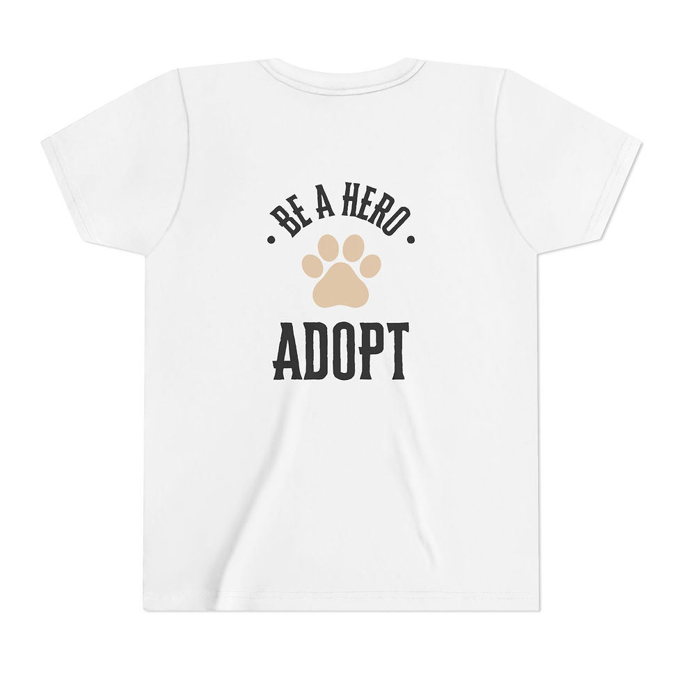 Thumbnail: Youth Rescue Lyfe Short Sleeve Tee - Celebrate Compassion for Pets