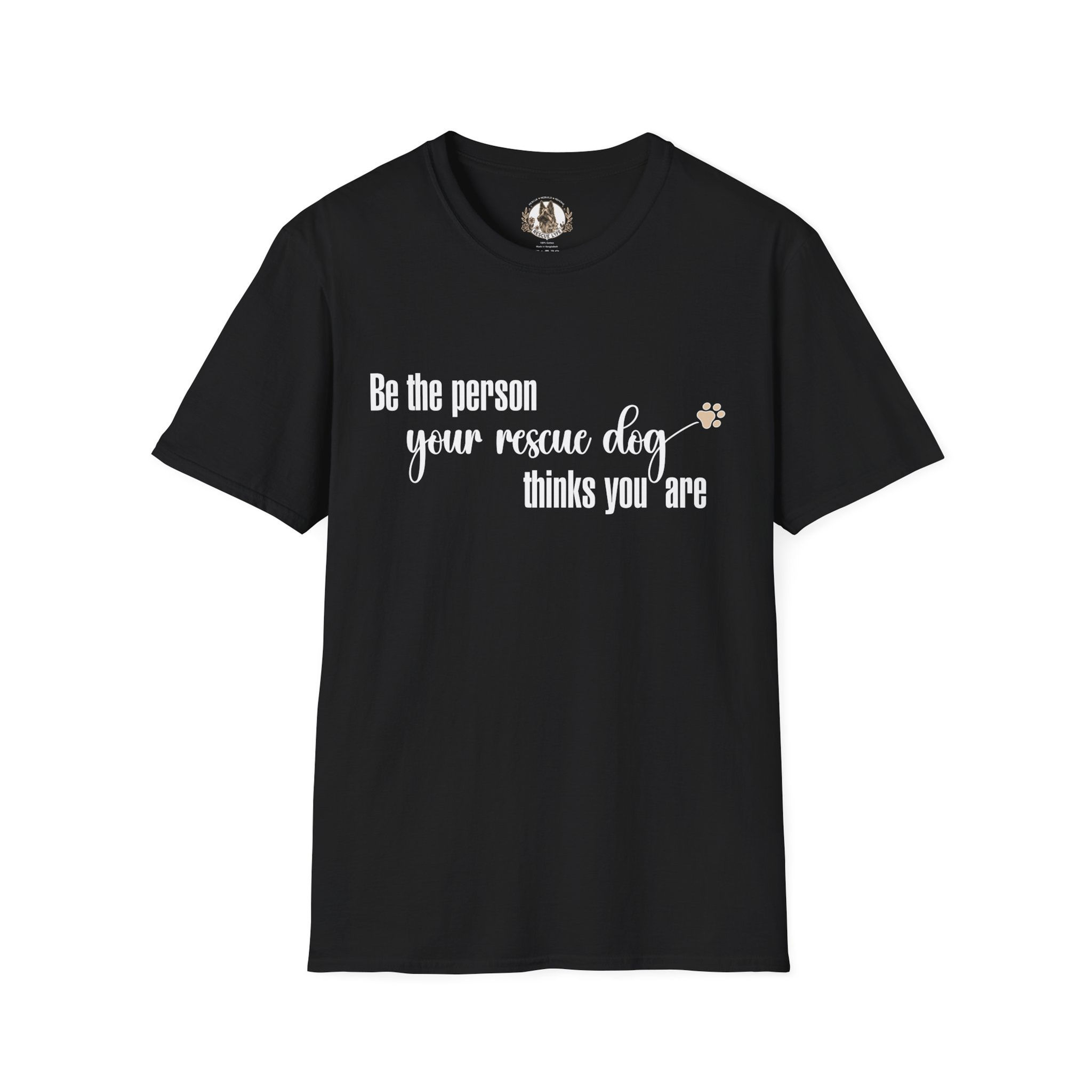 Unisex Rescue Dog Love T-Shirt | Dog Lover Gift | Animal Rescue Tee