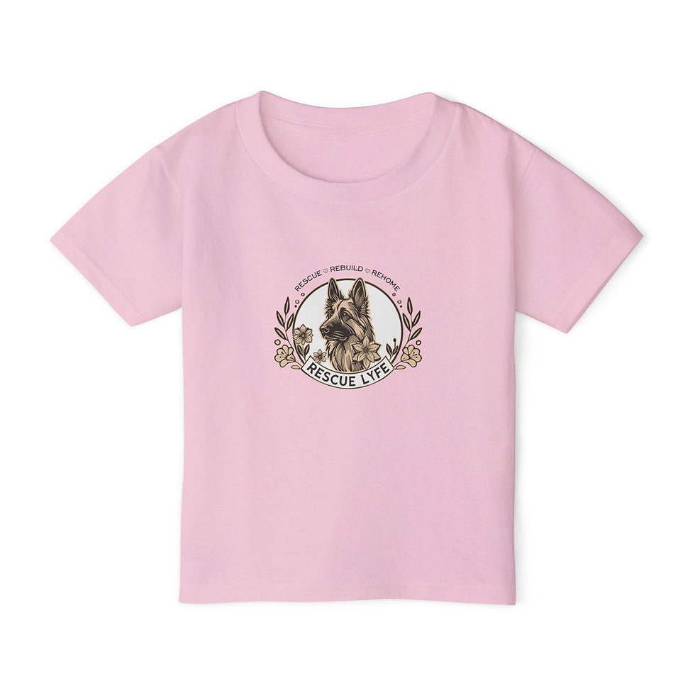Thumbnail: Rescue Lyfe Toddler T-Shirt | Be a Hero, Adopt!