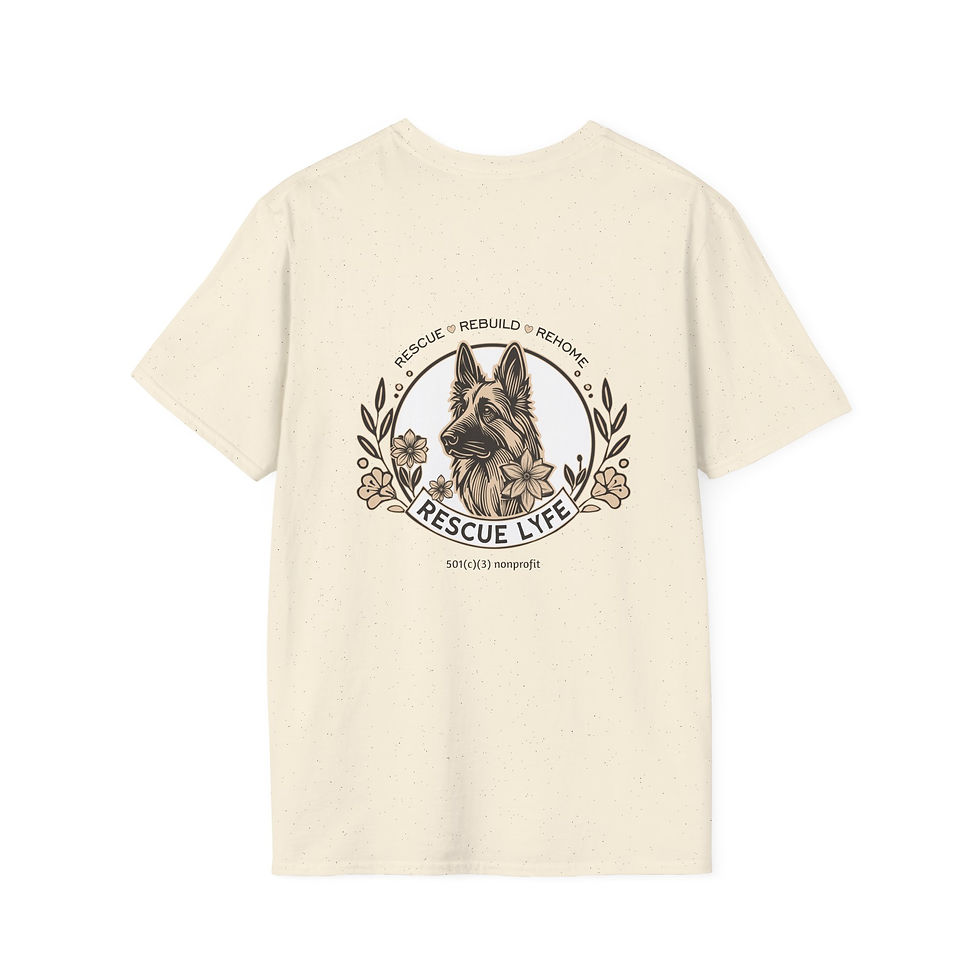 Thumbnail: Rescue Dog Lover T-Shirt, Unisex, Pet Adoption Gift