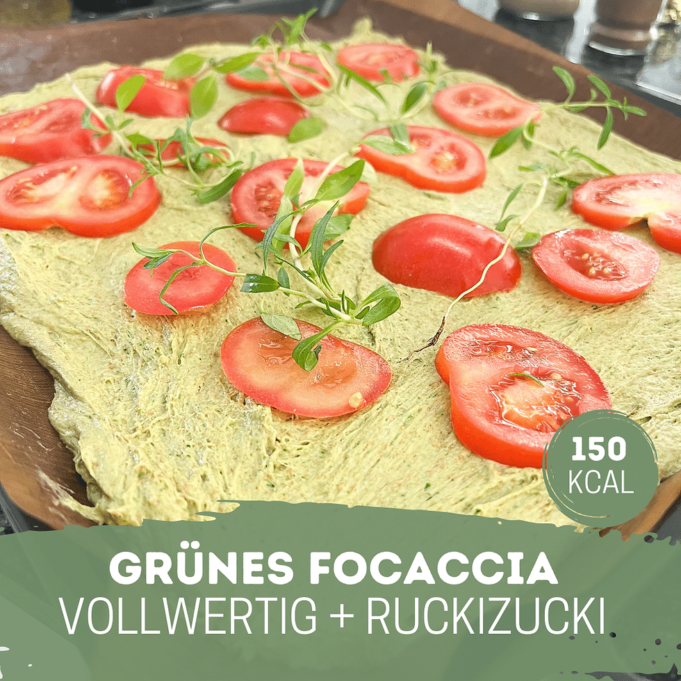 Grünes Focaccia