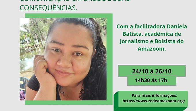 CFC: Amazoom promove oficina sobre Comunicação em Saúde e suas consequências