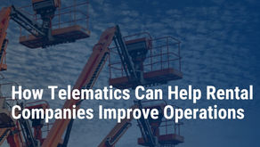 How Telematics Improves Visibility in Equipment Rental Operations