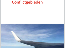 Report flying over Conflict Areas
