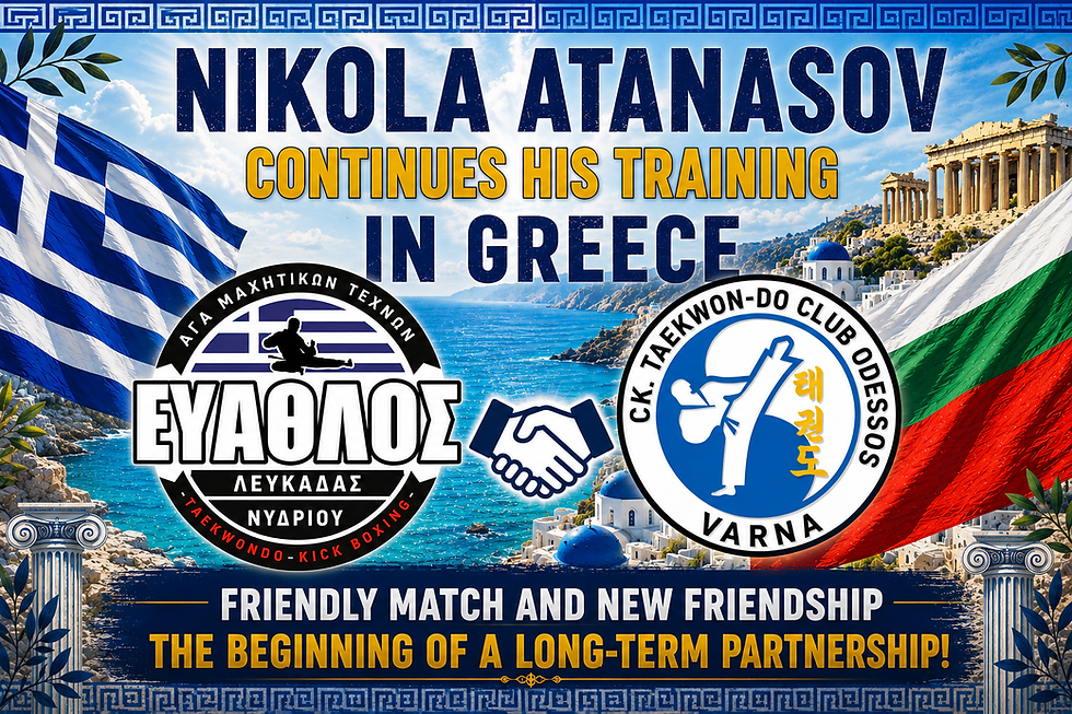 Nikola Atanasov Continues His Summer Training Camp in Greece!
