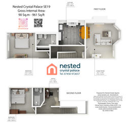 Floor Plan For Sale 2 Bedroom Flat SE19
