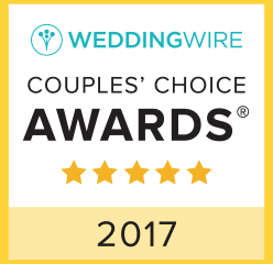 We Won! 2017 WeddingWire Couples’ Choice Awards