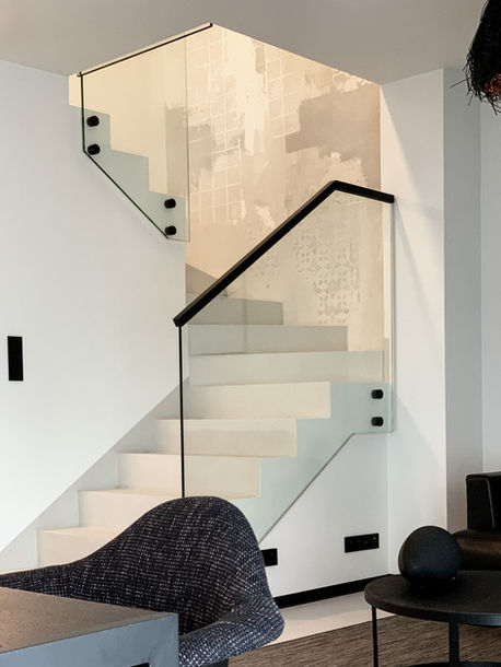 Schody z mikrocementu