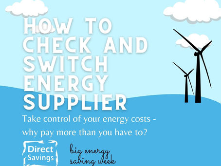 How to check and switch energy supplier