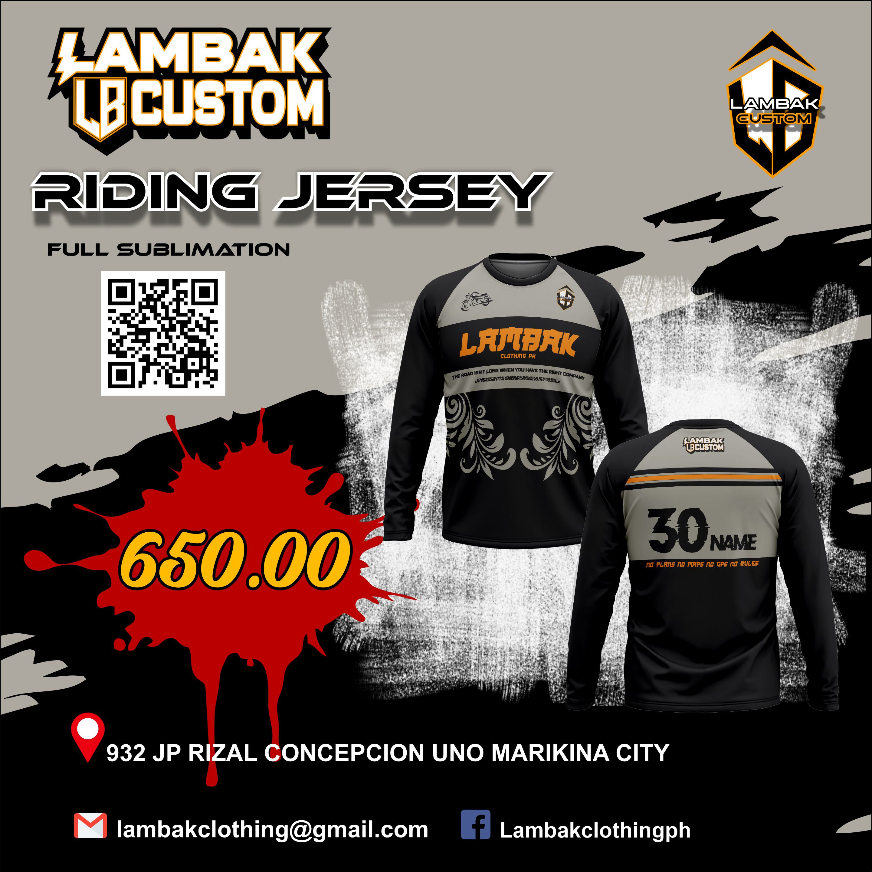 RIDING LONGSLEEVE CUSTOMIZED