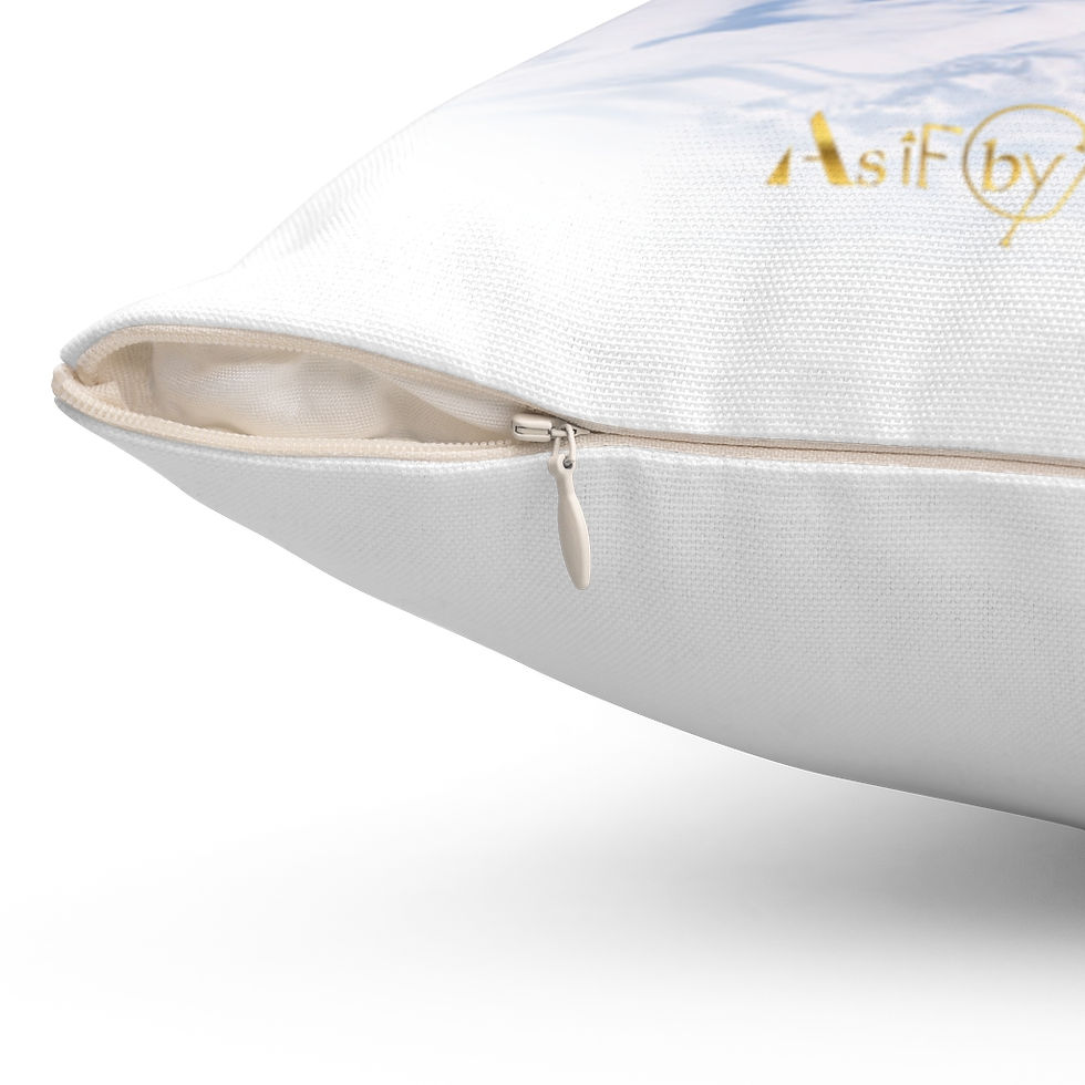 Thumbnail: Winter Is Magic Spun Polyester Square Pillow